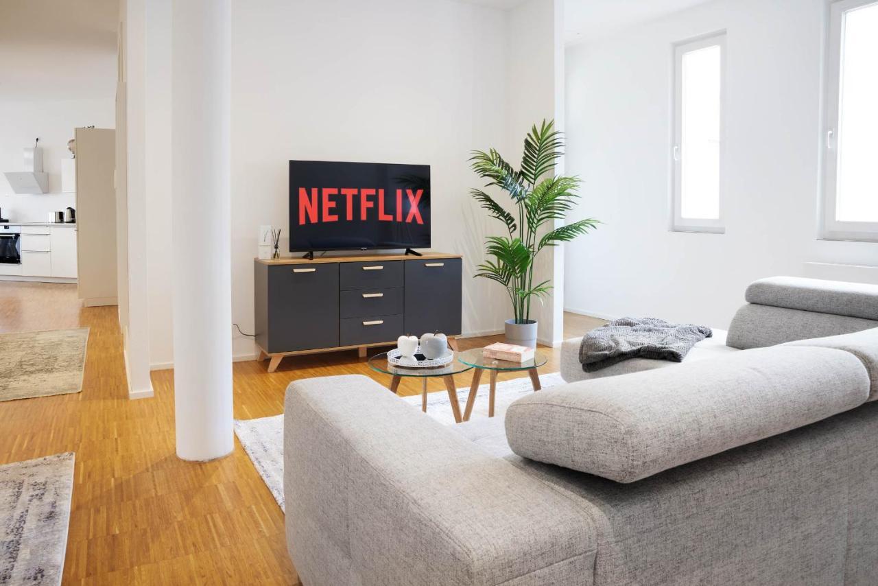 Design City Apartment, Modern, Ebenerdig, Top Lage Вайнхайм Екстериор снимка